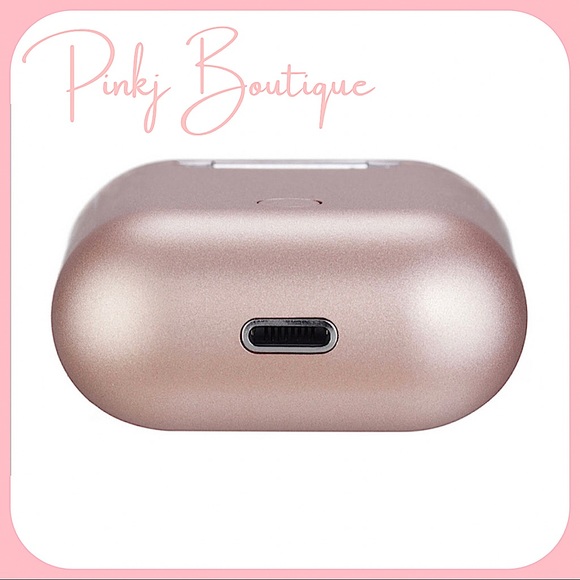 🌟1 LEFT!💗🎧{Juicy Couture} Rose Gold Dots Crown Wireless Fashion Ear Buds! - Picture 4 of 6